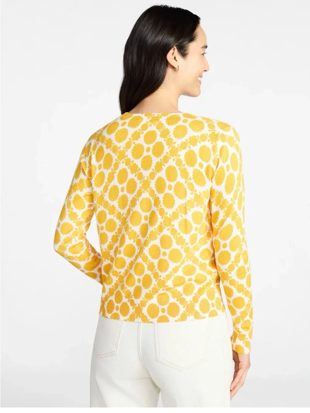 Time and Tru Women XXL 20 Twin Set Cardigan Shell Sweater NWT Saffron Gold - Picture 9 of 9